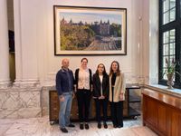 From left to right: Prof Dr Martin Stoddart, Dr Géraldine Guex and fellows Carolina Cordeiro and Laura Mecchi
